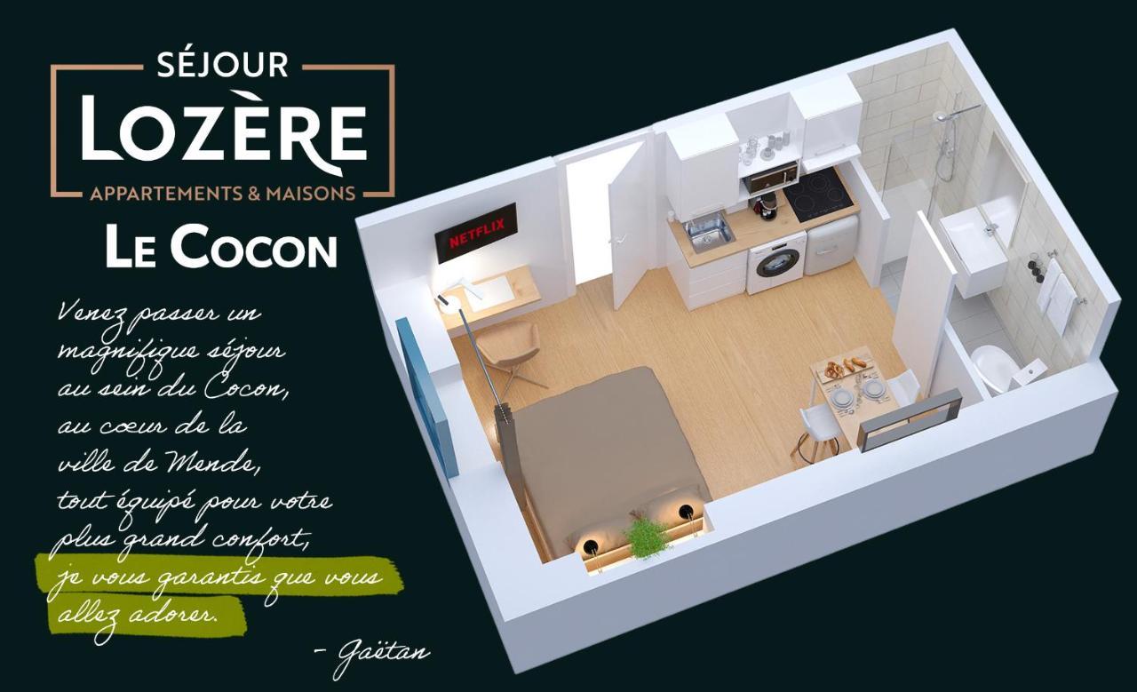 Le Cocon - Netflix/Wifi Fibre - Sejour Lozere Apartment Mende Exterior photo